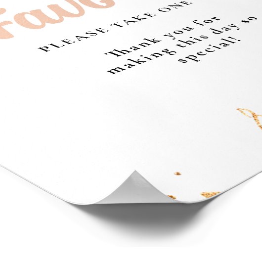 Boho Regenbogenpampen Gras Baby Dusche Schild (Ecke)