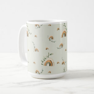 Boho Regenbows Babydusche mit Kernspannungen Kaffeetasse