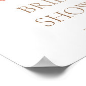 Boho Reisen Frau Brautparty Miss Willkommen Poster (Ecke)