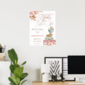 Boho Reisen Frau Brautparty Miss Willkommen Poster (Heimbüro)