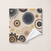 Boho Repeat Pattern  Badhandtuch Set (Waschlappen)