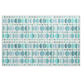 Boho Retro Bowls Muster Türkis Stoff (Fat Quarter (45,7 x 55,9 cm))