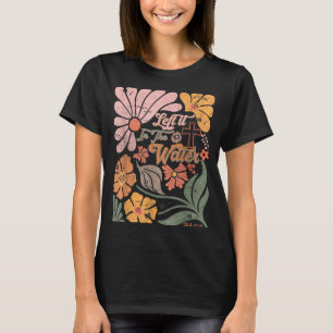 Boho Retro Christlich Ließ es im Wasser Männer Fra T-Shirt
