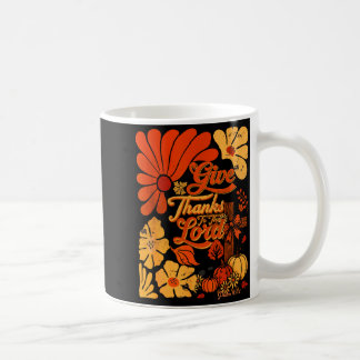 Boho Retro Christlicher Herbst-Kürbis-Dank an T Kaffeetasse