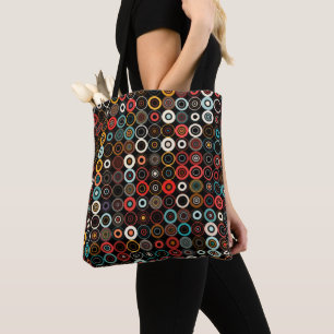 Boho Retro Circle Tote Bag Tasche