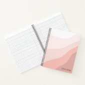 Boho Retro Designed Spiral Notebook Notizblock (Innenseite)