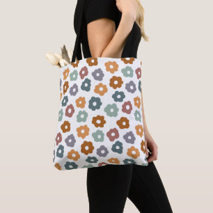Boho-Retro-Erdige Blumen und botanischer Charme Tasche