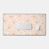 Boho Retro Floral Desk Mat Ästhetik Schreibtischunterlage (Tastatur & Maus)
