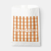 Boho Retro Groovy Colorful Wavy Wedding Geschenktütchen (Vorderseite)