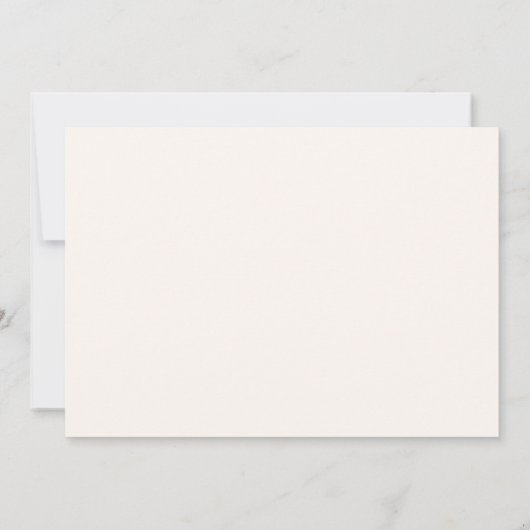 Boho Retro Groovy Daisy Birthday danke Karte (Rückseite)