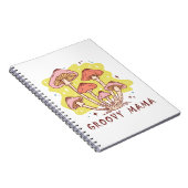 Boho Retro Groovy Mama Notizblock (Rechte Seite)