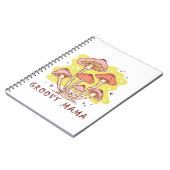 Boho Retro Groovy Mama Notizblock (Linke Seite)