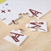 Boho Retro Groovy Mama Puzzle (Seite)