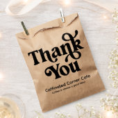 Boho Retro Individuelle Geschäft Dankeschön Geschenktütchen (Ausgeschnitten)