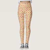 Boho Retro Modern Dot Leggings (Vorderseite)