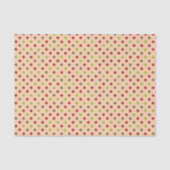 Boho Retro Modern Dot Tissue Paper Seidenpapier (Vorderseite)