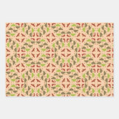 Boho Retro Modern Graphic Geschenkpapier Set (Vorderseite)