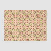 Boho Retro Modern Graphic Tissue Paper Seidenpapier (Vorderseite)