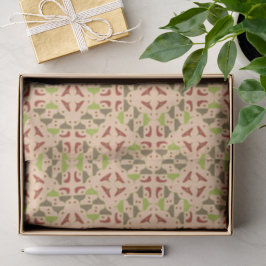 Boho Retro Modern Graphic Tissue Paper Seidenpapier