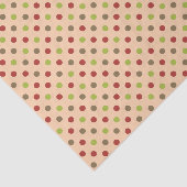 Boho Retro Modern Punkt Tissue-Papier Seidenpapier (Ausschnitt)