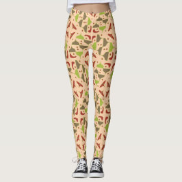 Boho Retro Moderne grafische Leggings