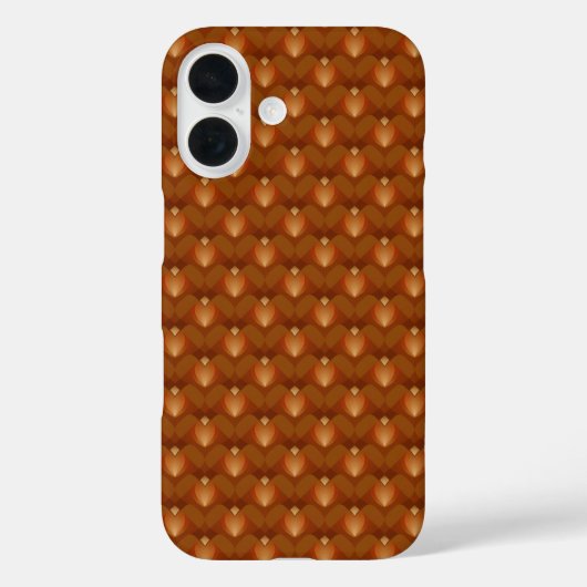 Boho Retro Muster im 70er Style Case-Mate iPhone Hülle (Rückseite)