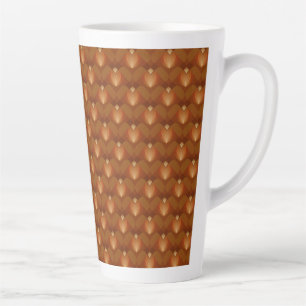 Boho Retro Muster im 70er Style Milchtasse