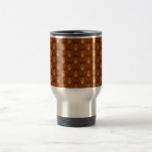 Boho Retro Muster im 70er Style Reisebecher (Mittel)