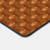 Boho Retro Muster im 70er Style Schreibtischunterlage (Ecke)