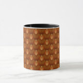 Boho Retro Muster im 70er Style Tasse (Zentrum)