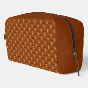 Boho Retro Muster im 70er Style Waschbeutel