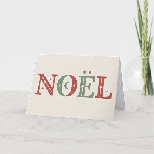 Boho Retro Noel Weihnachten (Vorderseite)