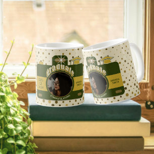 Boho Retro Punkte Kamera Vintage Abschlussfoto ind Kaffeetasse
