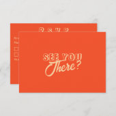 Boho Retro Rustic Western Wedding RSVP Karte (Vorne/Hinten)