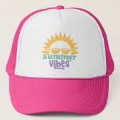 Boho Retro Sommerangebot Truckerkappe (Vorderseite)