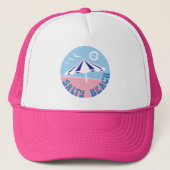 Boho Retro Sommerangebot Truckerkappe (Vorderseite)