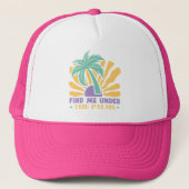 Boho Retro Sommerangebot Truckerkappe (Vorderseite)