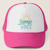 Boho Retro Sommerangebot Truckerkappe (Vorderseite)