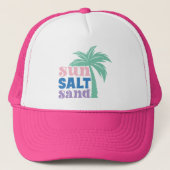 Boho Retro Sommerangebot Truckerkappe (Vorderseite)