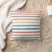 Boho Retro Stripes Muster Kinderzimmer Kissen (Decke)