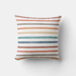 Boho Retro Stripes Muster Kinderzimmer Kissen