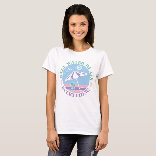 Boho Retro Summer T-Shirt (Vorne ganz)