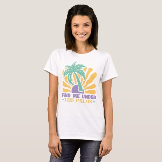Boho Retro Summer T-Shirt (Vorne ganz)