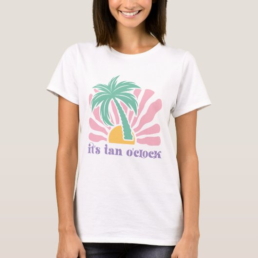 Boho Retro Summer T-Shirt (Vorderseite)