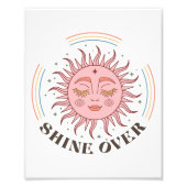 Boho Retro Sun Shine Fotodruck (Vorne)