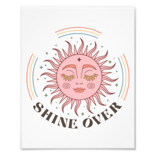 Boho Retro Sun Shine Fotodruck