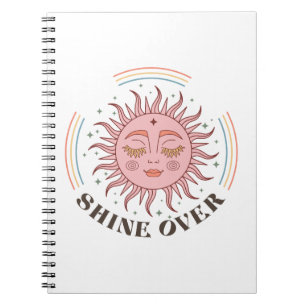 Boho Retro Sun Shine Notizblock