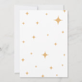 Boho Retro Sunshine Baby Dusche Einladung (Rückseite)