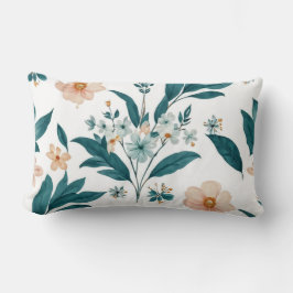 Boho Retro Vintages, präppy-farbenes Muster Lendenkissen