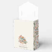 Boho Retro Wildflower Bridal Shower Geschenkschachtel (Geöffnet)